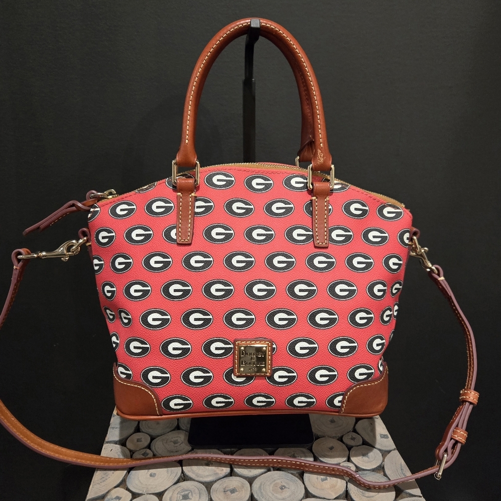 Dooney & Bourke Georgia Bulldogs, Dawgs leather handbag EUC